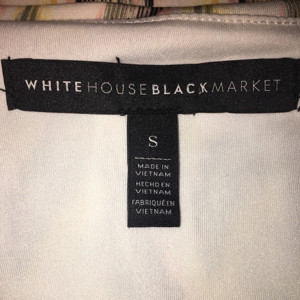 Zigzag Print Shell Top Canary Ecru - image 5